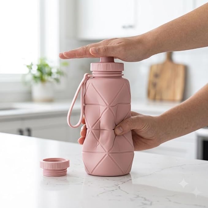 FIRST CHOICE Silicone Water Bottle 600 ml